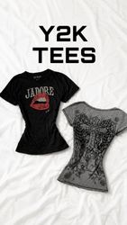 Y2k tops tees