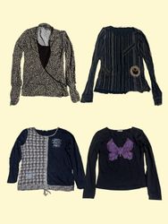 Y2k VINTAGE VIBE TOPS TM087