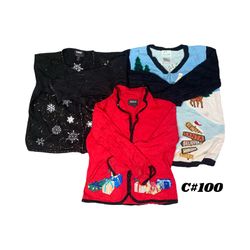 Wholesale Vintage Christmas Sweaters Bundle | 10pc..