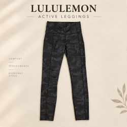 Lot de leggings et pantalons de sport lululemon