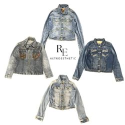 Y2K Paris Hilton Girl Denim Jacket RE-3535