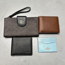 Coach card cases and Wallets