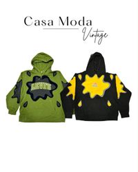 120926-26 Upcycled Applique hoodies 10 pcs
