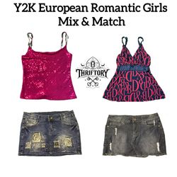 Y2K European Girl Romantic Mix & Match TY-106