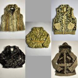 🧣 Fur Coats and Faux Fur Vests (CTV-195)