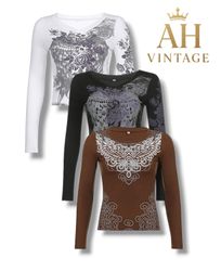 Y2K timeless gothic style long sleeves crop top