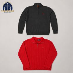 Polo ralph lauren knitwear,sweaters,half zippers