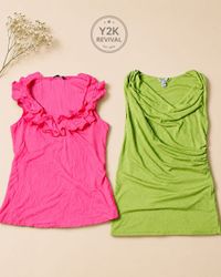 Y2k Half Seleve Reseller Tops