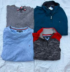 Tommy Hilfiger sweaters with quarter zipper