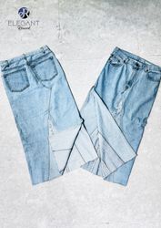 UPCYCLED Denim Long Skirts - EVR0471