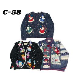 Wholesale Vintage Christmas Sweaters Bundle | 10pc..
