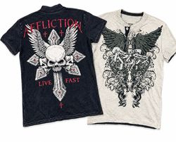 Affliction Printed Graphic T-Shirts