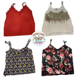 Vintage Y2K Cami Top Bundle – 10pcs | VR369