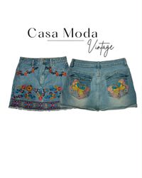 010826-7 Denim mini skirts 15 pcs