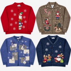 Y2k Fröhliche und Helle Weihnachts-Pullover