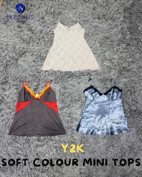 Y2K Soft Colour Mini Tops - EV2184