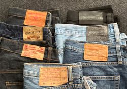 Mix branded salvage jeans