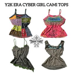 Y2K Era Cyber Girl Cami Tops TY-168
