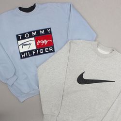 Mix branded sweatshirt Crew neck