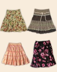 Y2K Floral Skirts - (10/08)