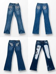 Wholesale Bundle Vintage Y2K Embellished Bootcut J..
