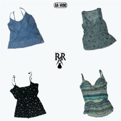 Y2K Blue Hour Mix Tops (AA-1490)