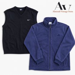 Nike and adidas fleeces