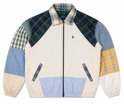 Up Cycled Polo Ralph Lauren multi Harrington jacke..
