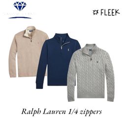 Ralph Lauren 1/4 zip Sweater (Dv -07-256)