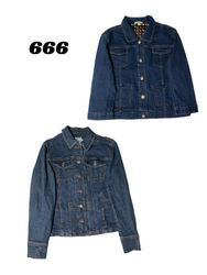 Fast fashion denim jacket women (brand)stretch,old..