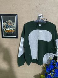 upcycle authentic Adidas sweashirts 🐒🐒🐒
