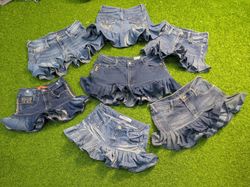 8012 - Upcycled Mini Denim Skirts