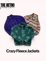 Crazy Fleece Jackets.     #363