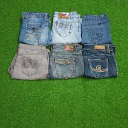 RUE21 AND OTHER BRAND JEANS WOMAN WEAR (B110)