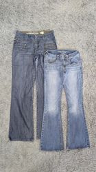 ***Y2K Flare Denim – Embroidered 2000s Fashion Mix