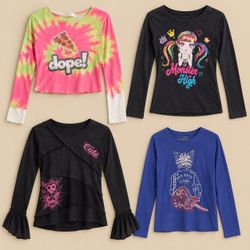 Y2K Graphic Long Sleeve Tops Bundle
