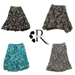Y2K Unique Girl Poly Midi Skirt RW-2482
