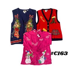 Wholesale Vintage Christmas Sweaters Bundle | 10pc..