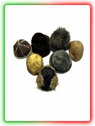 Vintage Winter Hats Mix – Leather, Shearling & Fau..