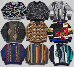 Vintage Patterned Knitwear and Cardigans Wholesale