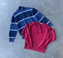 Nautica Striped and Solid Knit Sweaters