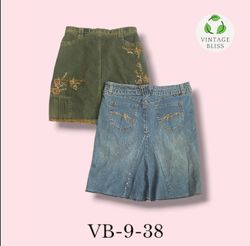 Y2K Vintage Denim Long Skirt Wholesale Bundle(VB-9..