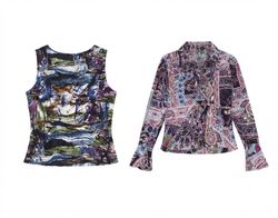 (FV-2179)     Printed Women’s Tops – Floral & Pais..