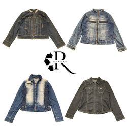 Y2K Era Cyber Girl Denim Jacket RW-2244