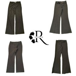 Y2K Formal Pants in Black and Brown RW-2593