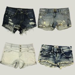 Y2K Denim Mini Shorts