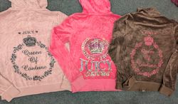 Juicy Couture Velour Zip-Up Hoodies – Y2K Vintage ..