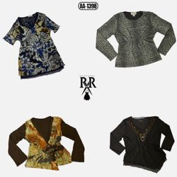 Y2K Earthy Tone Mix Tops (AA-1398)