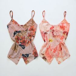 Upcycled Y2K Handkerchief Cami Tops