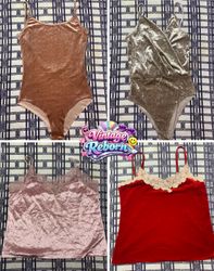 Y2K Vintage Velvet Cami & Bodysuit Bundle – Lace &..